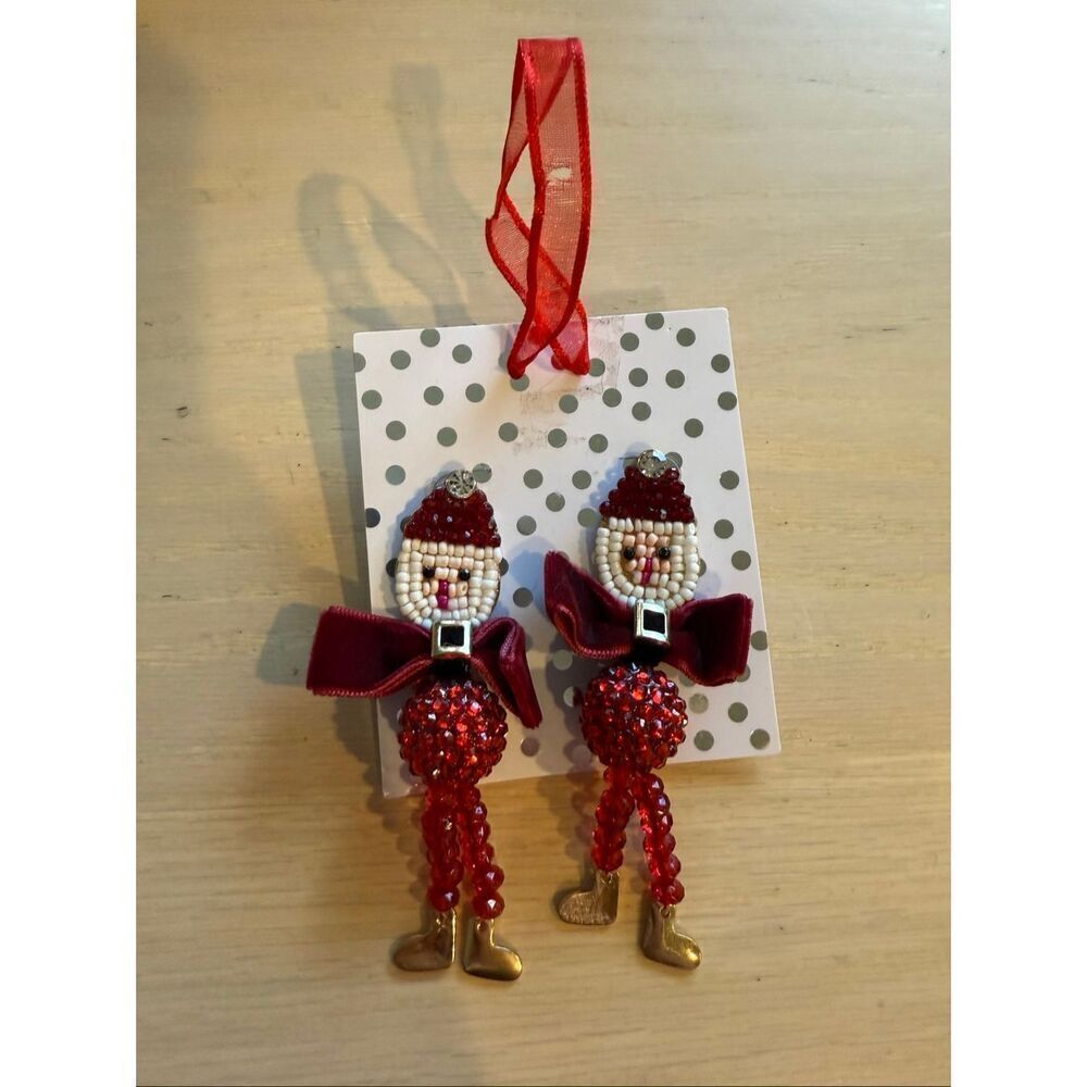 Santa Claus Christmas Earrings